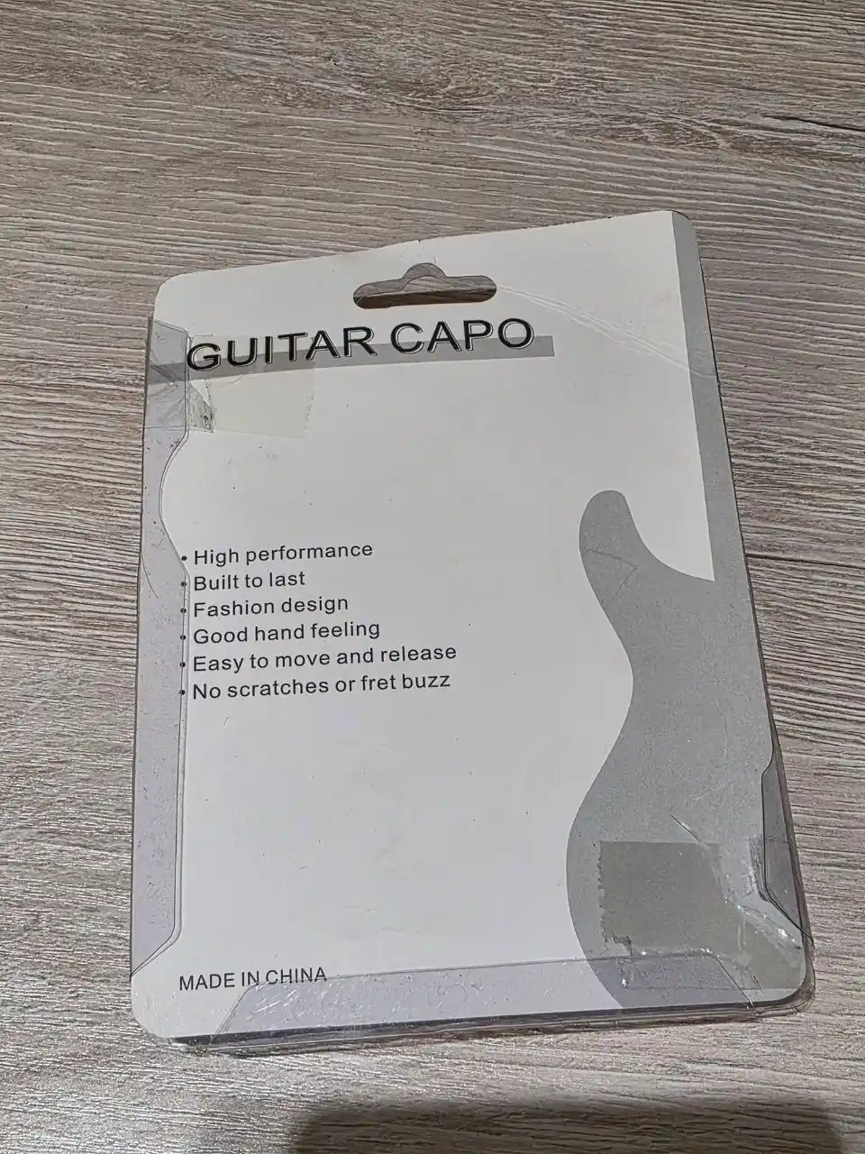 Akustik, elektr gitara va ukulele uchun universal kapodastr, torlar qisqichi
