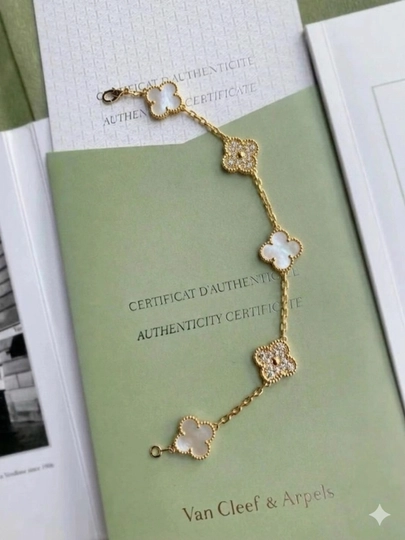 Браслеты для женщин и девушек Van Cleef, не меняет цвет и не темнеет — FSNLADY-2VANCLEEF-МЕНТОЛ