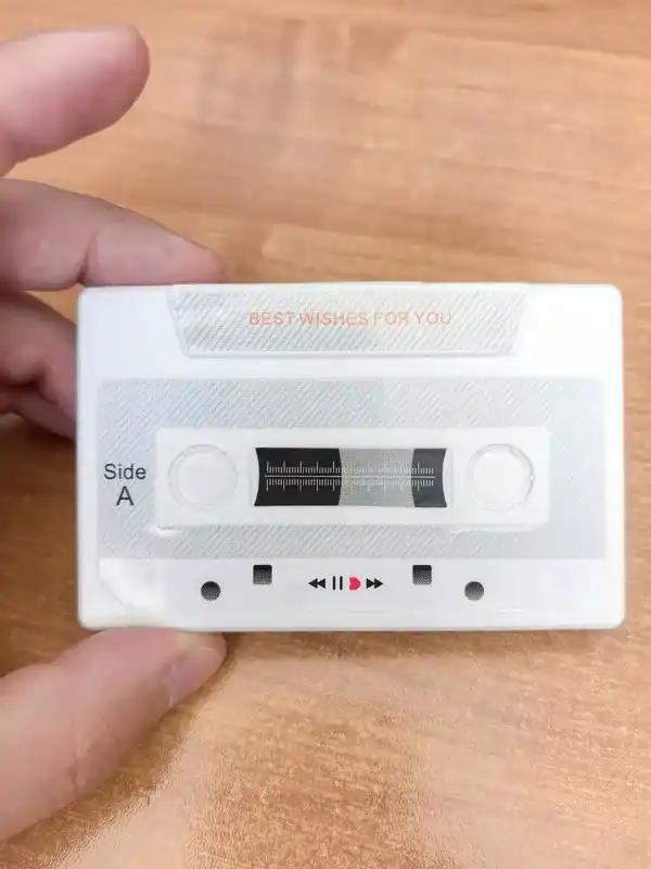 Audio otkritka 60 soniyalik ovoz yozilgan kasseta, ovozli tabrik, sovg‘a