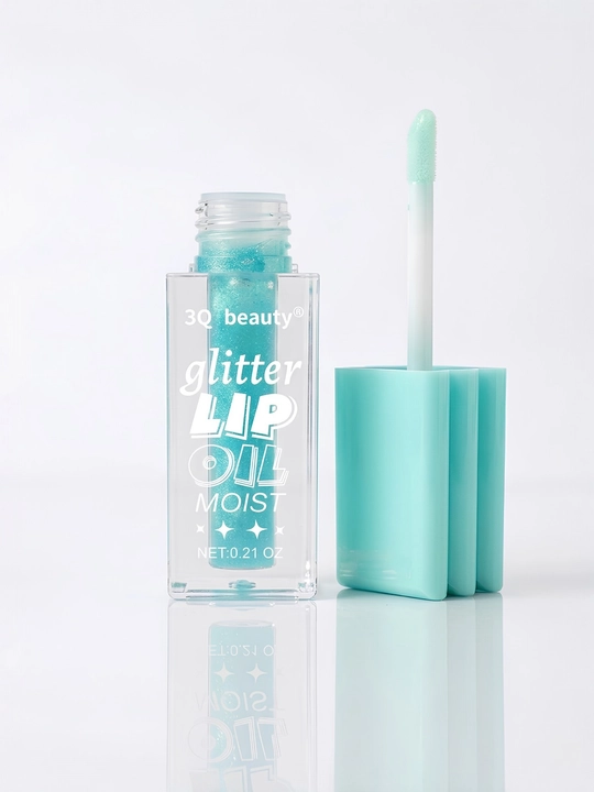 Блеск-масло для губ с мелким шиммером 3Q Beauty Glitter Lip Oil, в 2-х оттенках, 6 гр