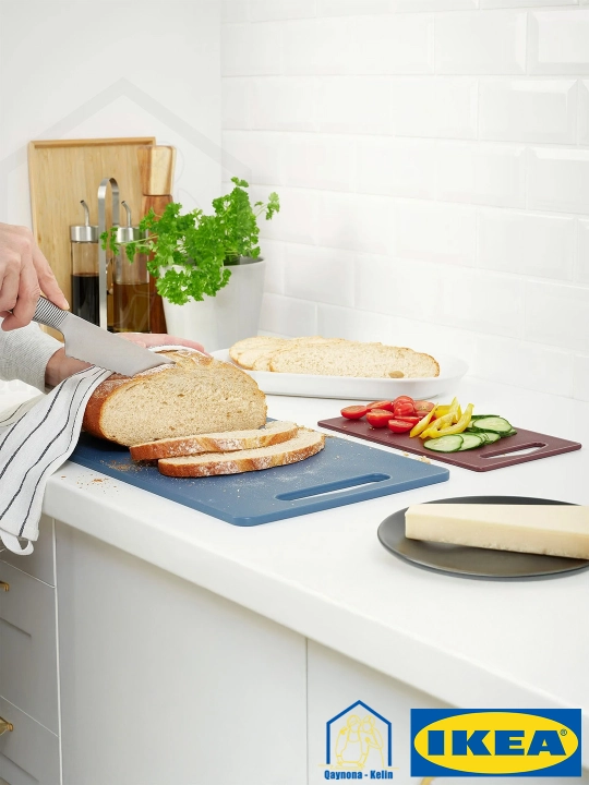 Разделочных досок для кухни набор из 2 шт, пластиковые разделочные доски, IKEA BERGTUNGA