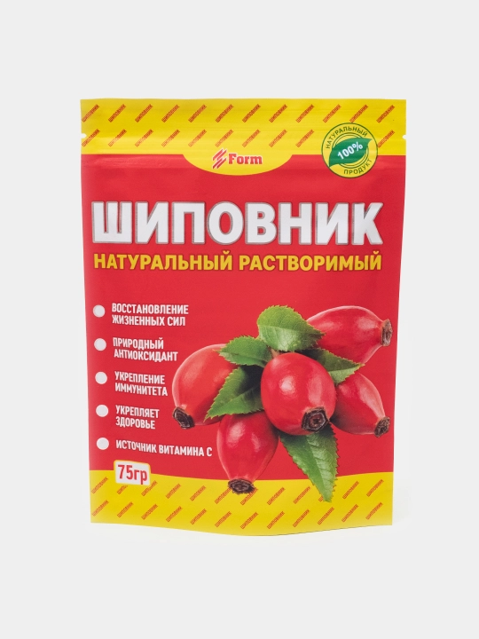 Form Шиповник натуральный растворимый, витаминный чай для иммунитета, 75 г - 