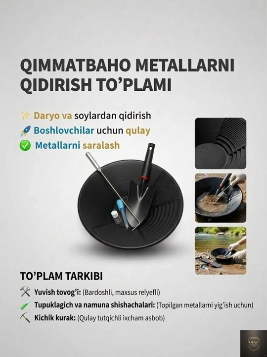 Oltin yuvish to‘plami - 