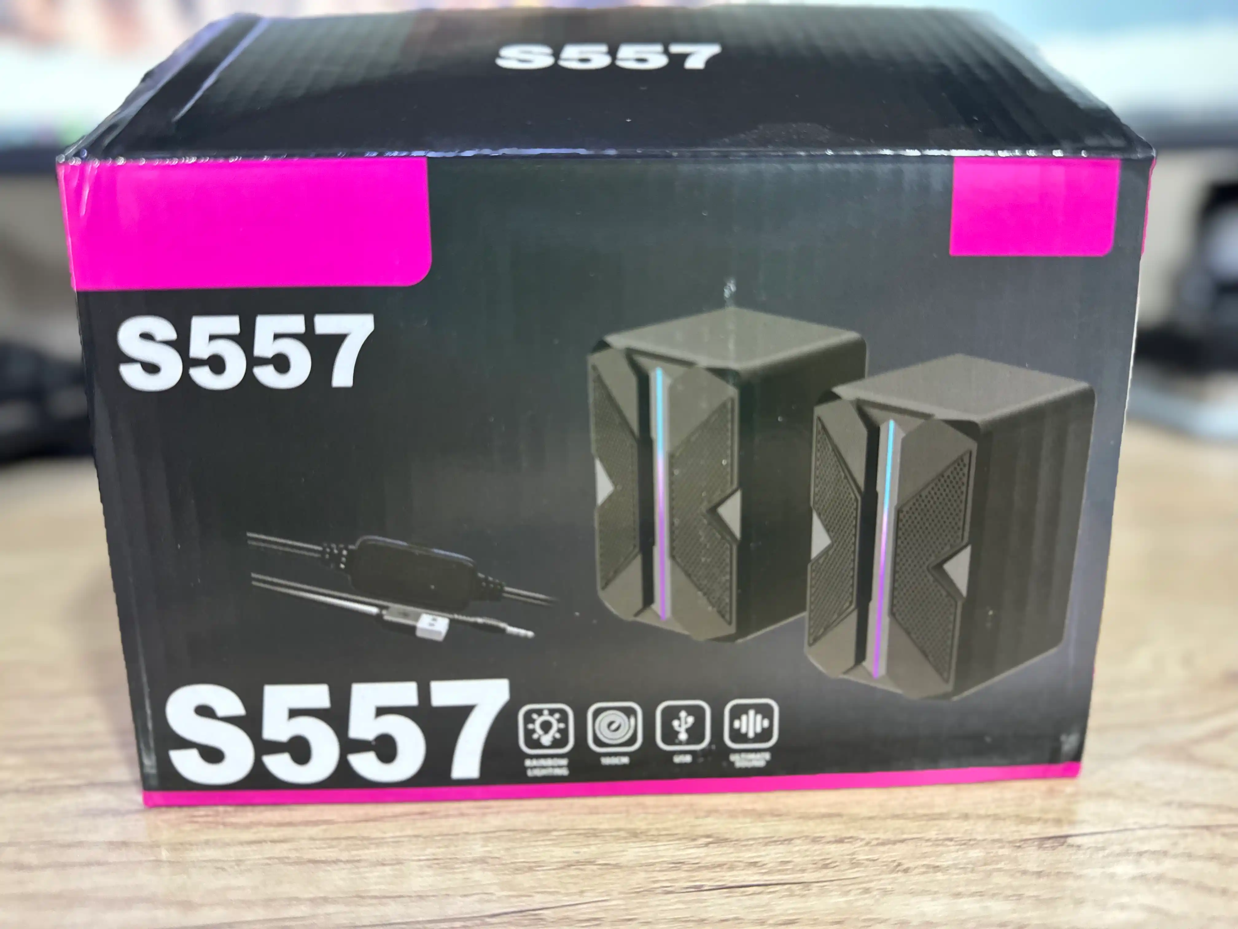 RGB мини Колонки с подсветкой, для компьютеров, смартфонов и ноутбуков, USB