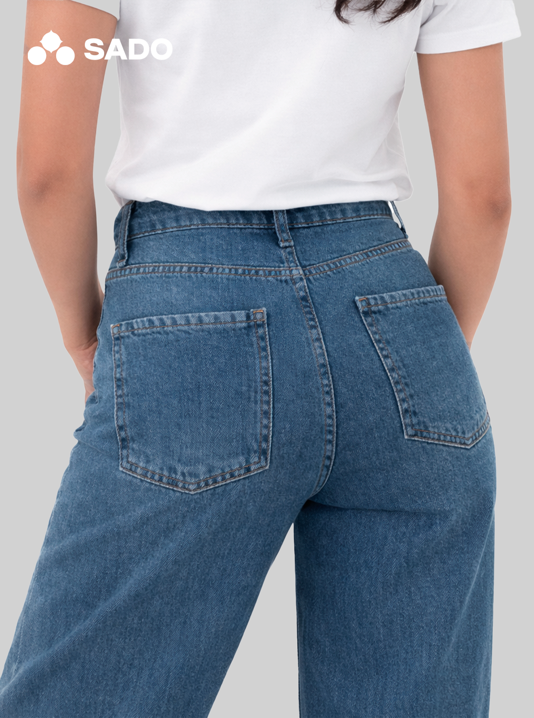 Ayollar jinsilari SADO WIDE LEG, shimlar ayollar, jinsi shimlar ayollar