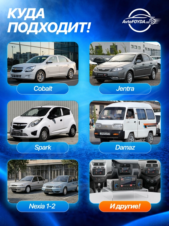 Автомагнитола CAR MP5 PLAYER 5" HD Bluetooth 5.1 USB AUX для Nexia, Damas Matiz