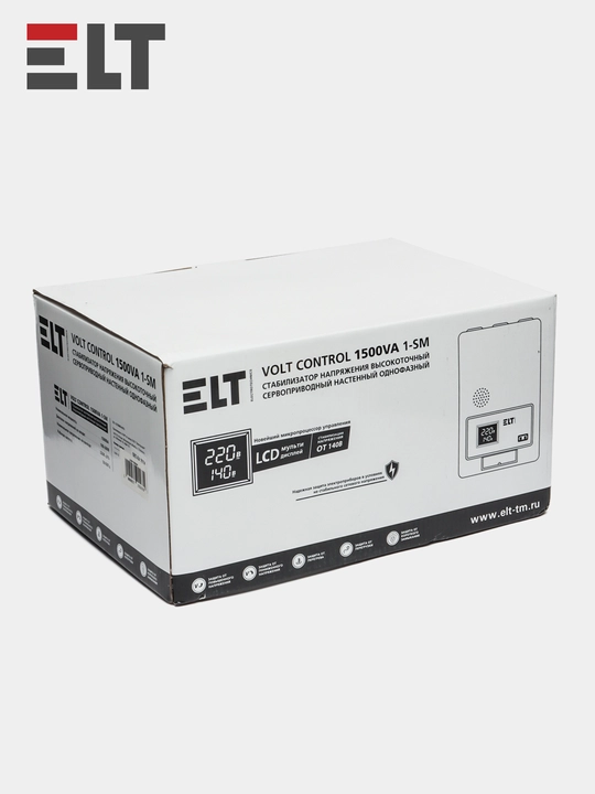 Kuchlanish stabilizatori later tizimli Volt Control 1500VA 1-SM, ELT 100-260V