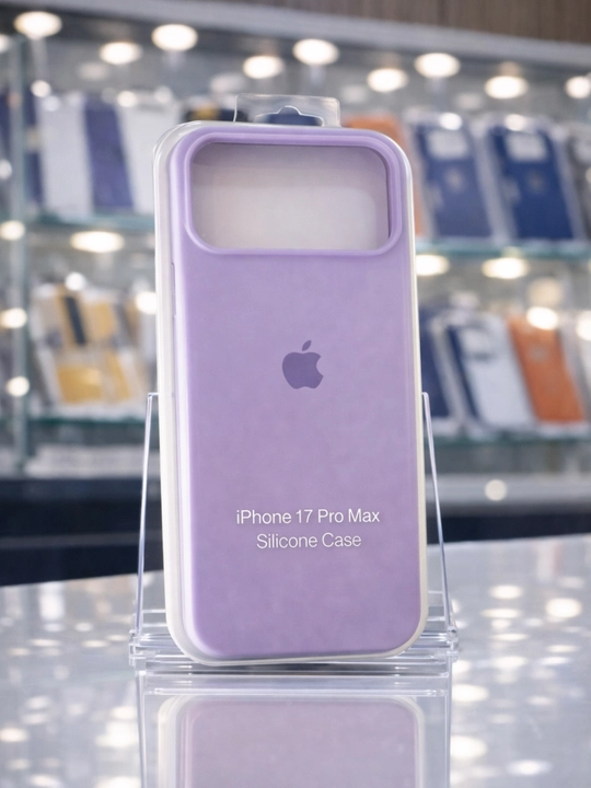 Чехол для iPhone 17 Pro Max, силиконовый — защита камеры, бортик 1.5 мм - 