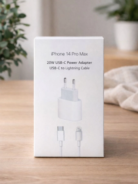 IPhone uchun 20W USB-C quvvat adapteri + Lightning kabeli (tezkor zaryadlash) - 
