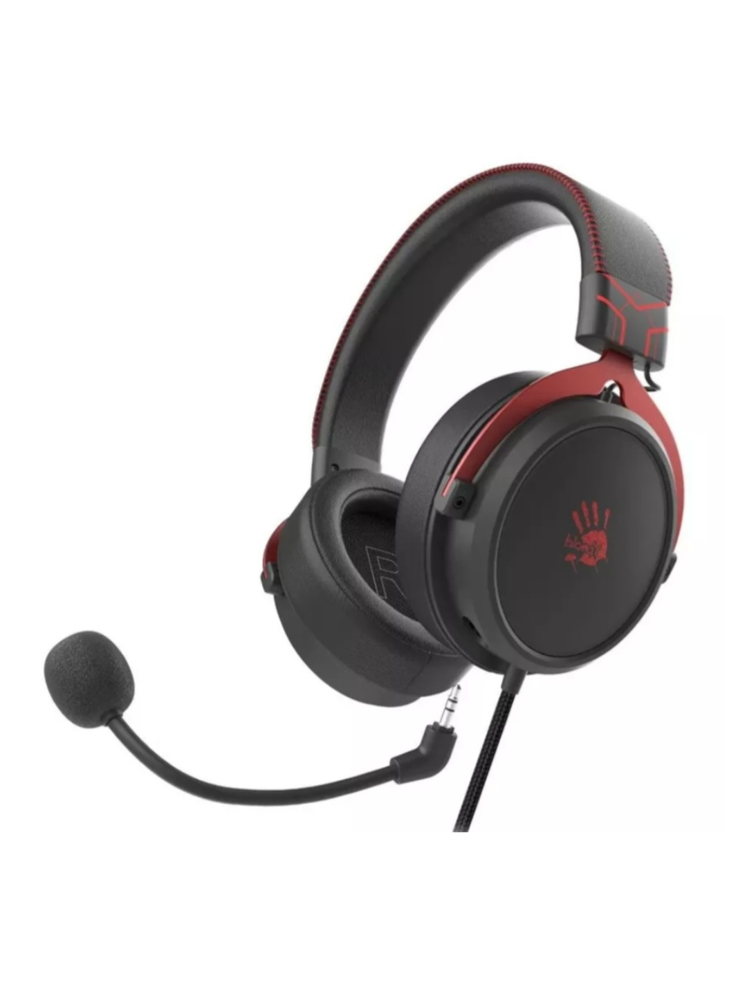 O‘yin uchun Bloody M590i Sports (Red / Lime / Navy) simli mikrofonli quloqchinlar
