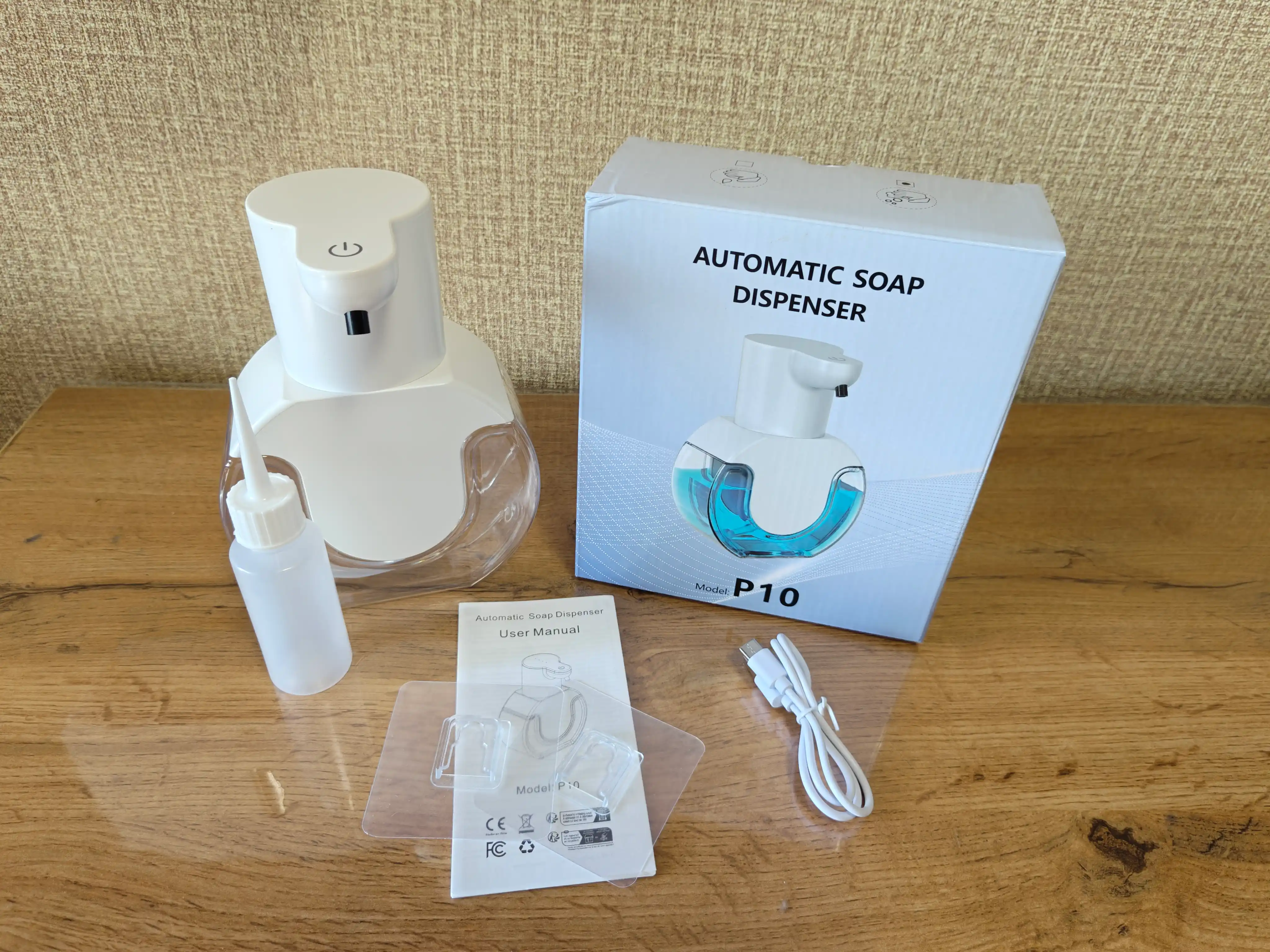 Sovun uchun avtomatik ko‘pikli dozator, suyuq sovun uchun sensorli dispenser