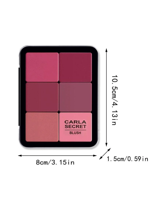 Carla Secret konturing paletkasi – rumyana, kontur, konsiler, ten va pomada, 12 xil rangli