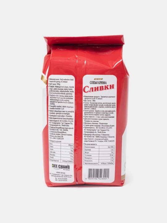 Quruq qaymoq Hee Chang, Koreya, o‘simlik, 500 g Slivka