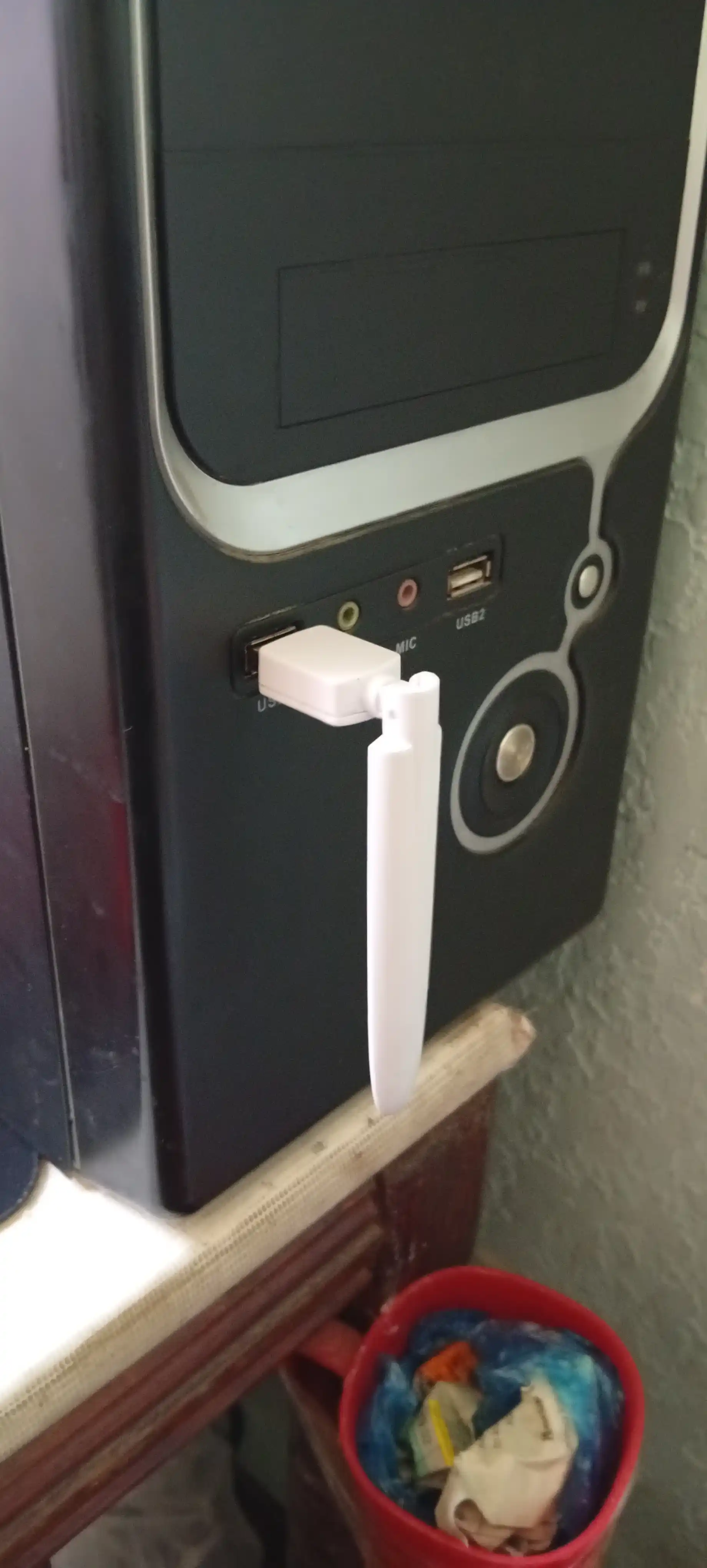 Wi-Fi адаптер Alfa через USB для компьютера и ноутбука, с мощной антенной
