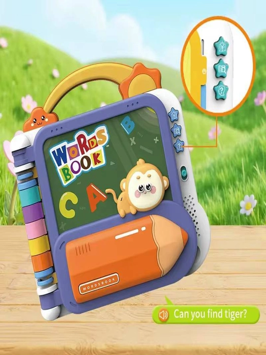 Интерактивная обучающая книжка "Touch and Teach Words Book" 18 month + - 