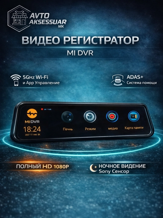 Видеорегистратор MI DVR, для автомобиля, компактный, черный, модельный вариант