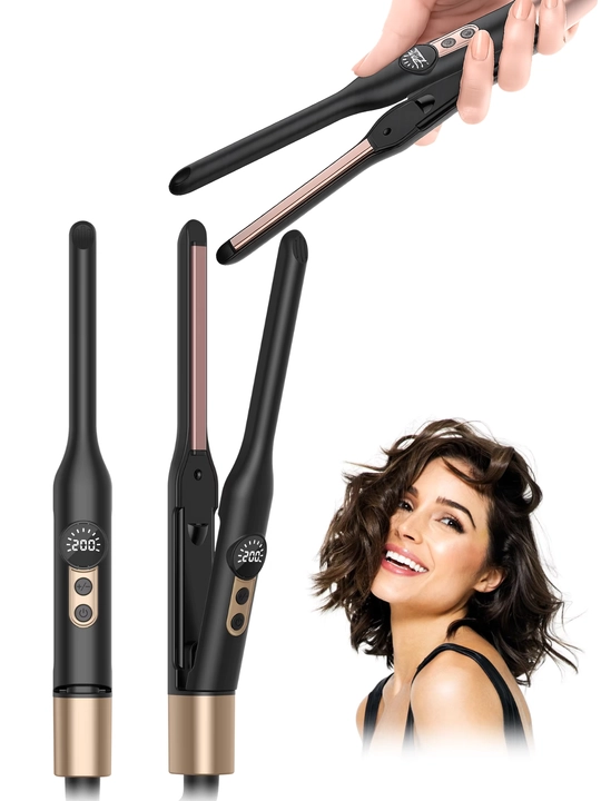 Soch bukuvchi ployka 2in1, LED displeyli, harorat sozlanadi, curling styler