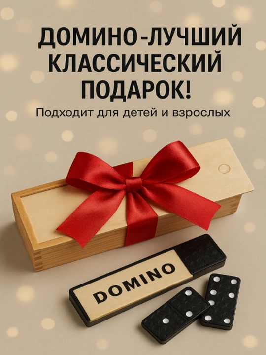 Настольная игра Домино, развивающая и обучающая игра