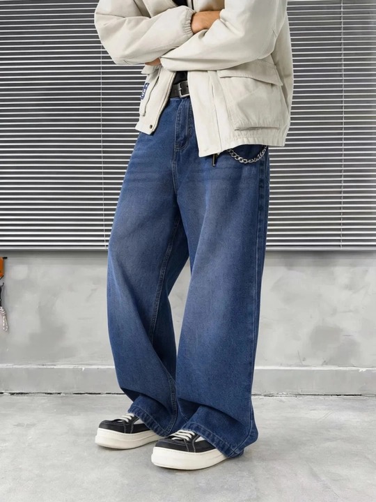 Baggi jins keng shimlar erkaklar uchun Y2K,jinsi oversize shim erkaklar uchun