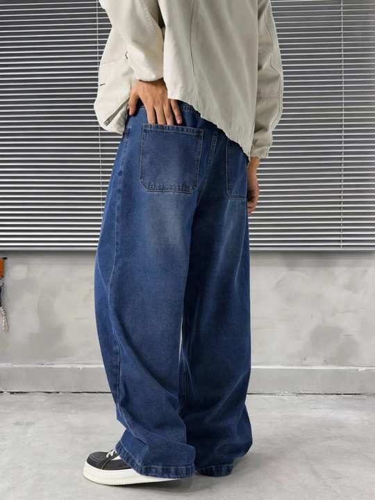 Baggi jins keng shimlar erkaklar uchun Y2K,jinsi oversize shim erkaklar uchun