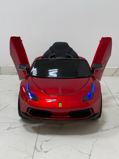 Детский электромобиль Ferrari F8 12V, с пультом и мягкими колесами