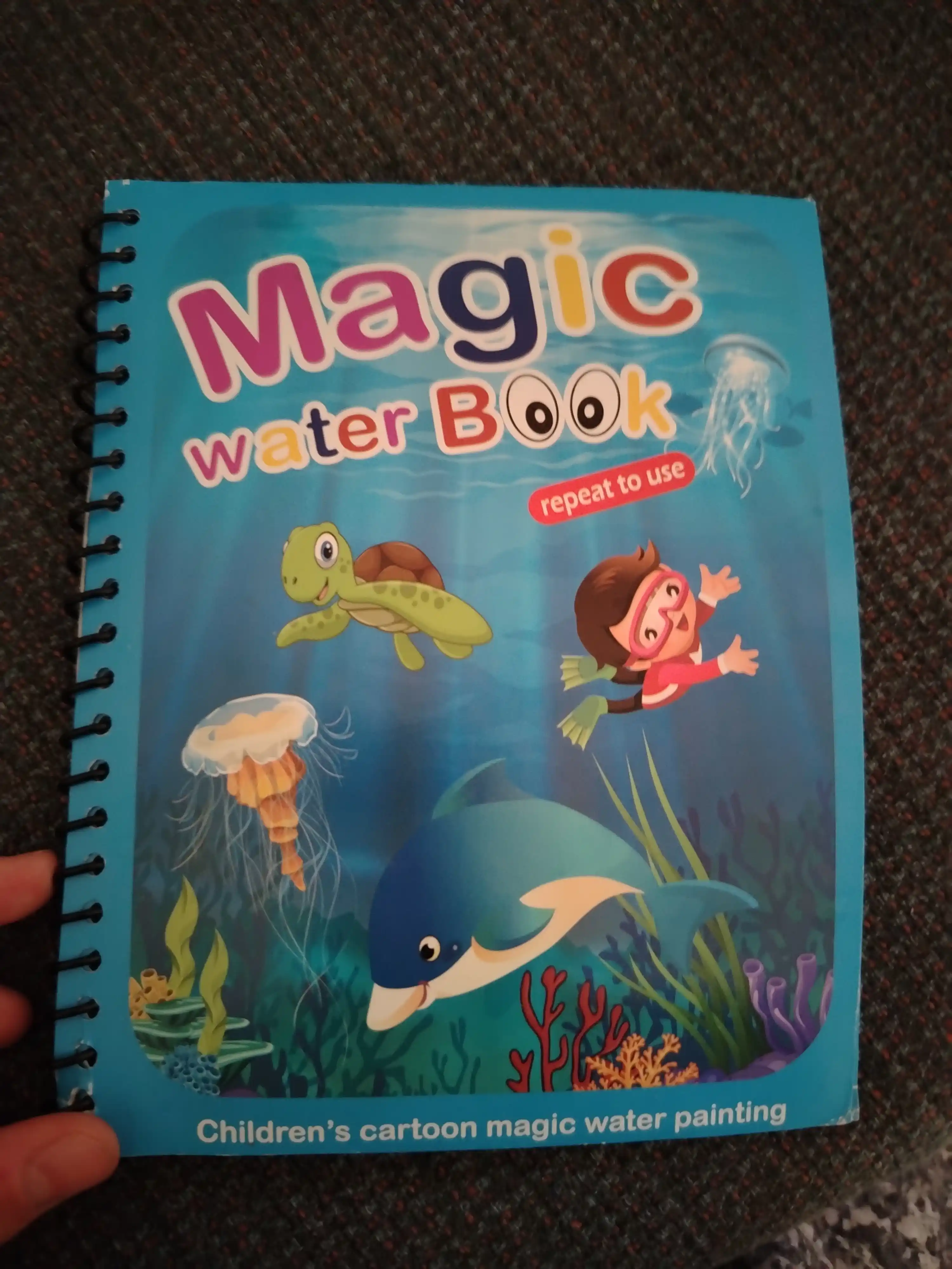 Magic Water Book многоразовая детская книжка для рисования водой