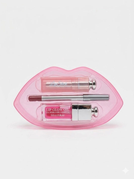 Mocallure lablar uchun kosmetika seti, lip gloss va lab moyi to‘plami
