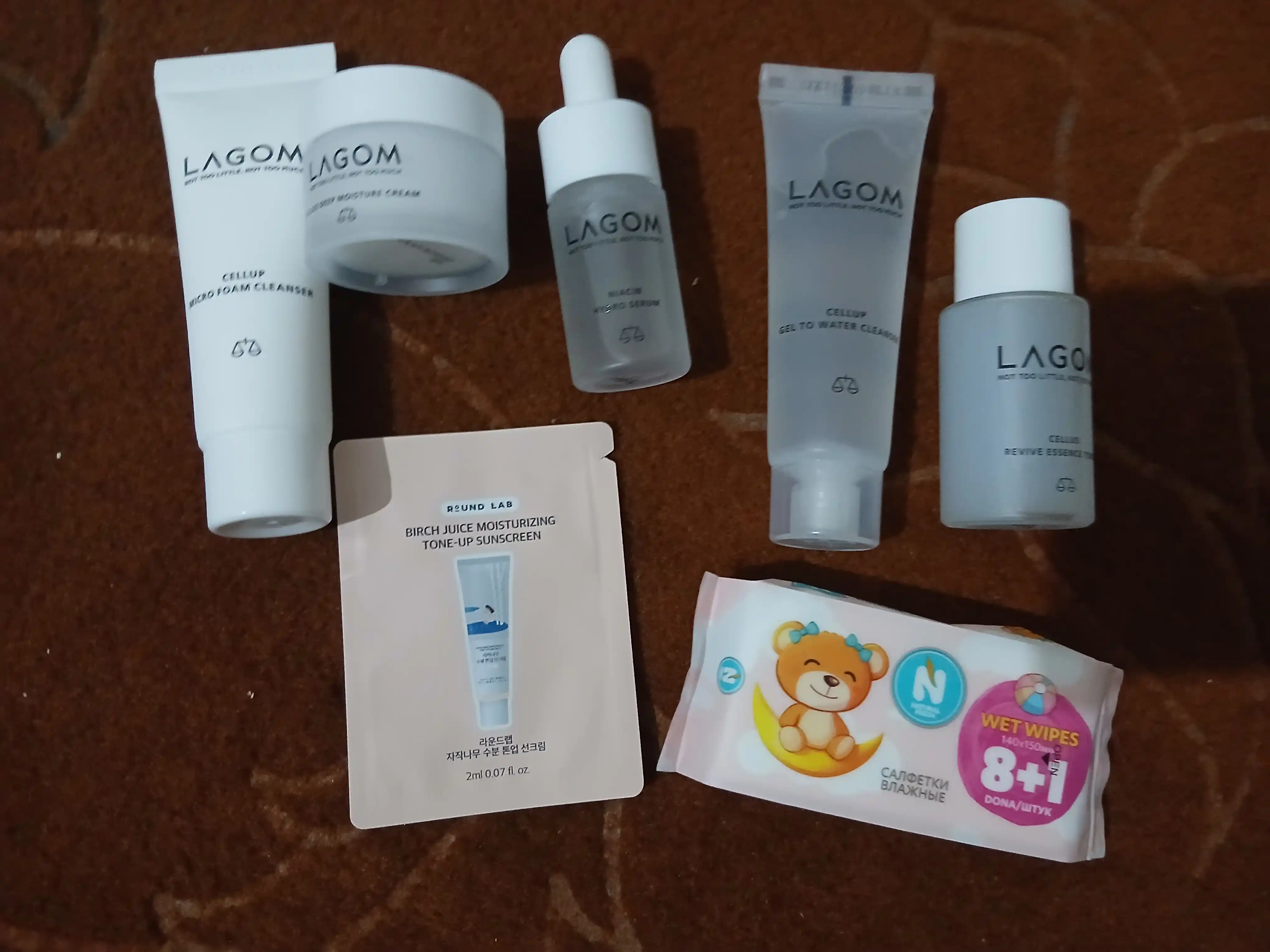 LAGOM TRAVEL KIT набор средств с косметичкой