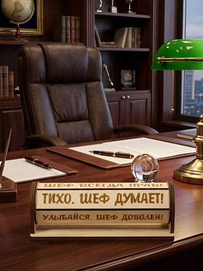 Сувенир для шефа, настольный барабан