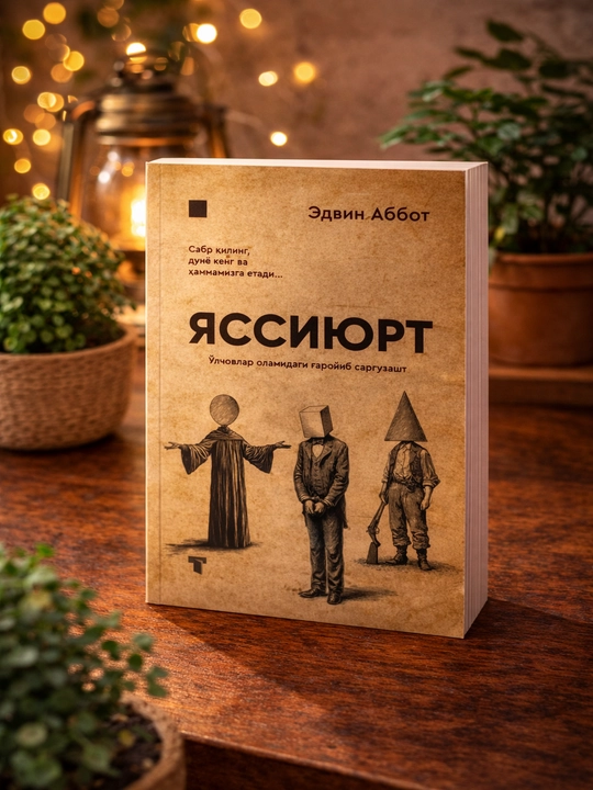 Художественная книга Эдвин Абботт «Яссийурт» философский фантастический роман - 