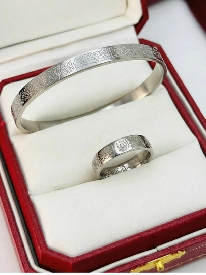 Набор браслет и кольцо “Stainless Steel” Xuping Оятал курс — CARTEIR-CARTIER1-МЕНТОЛ-20