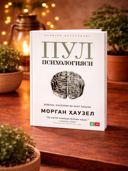 Книга по психологии Морган Хаузел «Пул психологияси» финансы и богатство - 