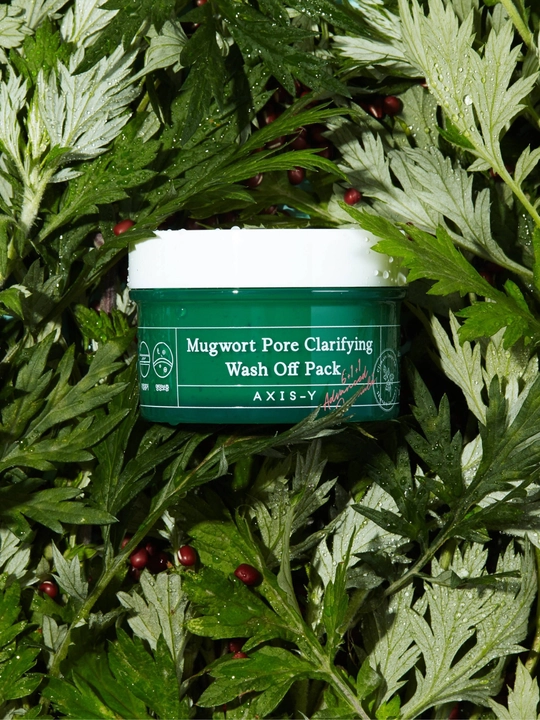AXIS-Y Mugwort yuz niqobi, g‘ovaklarni tozalovchi, shuvoq ekstrakti bilan