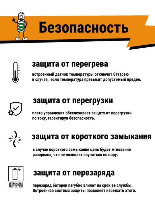 BIYOTI BYT-285 аккумулятор 16.8 в, ART 017001
