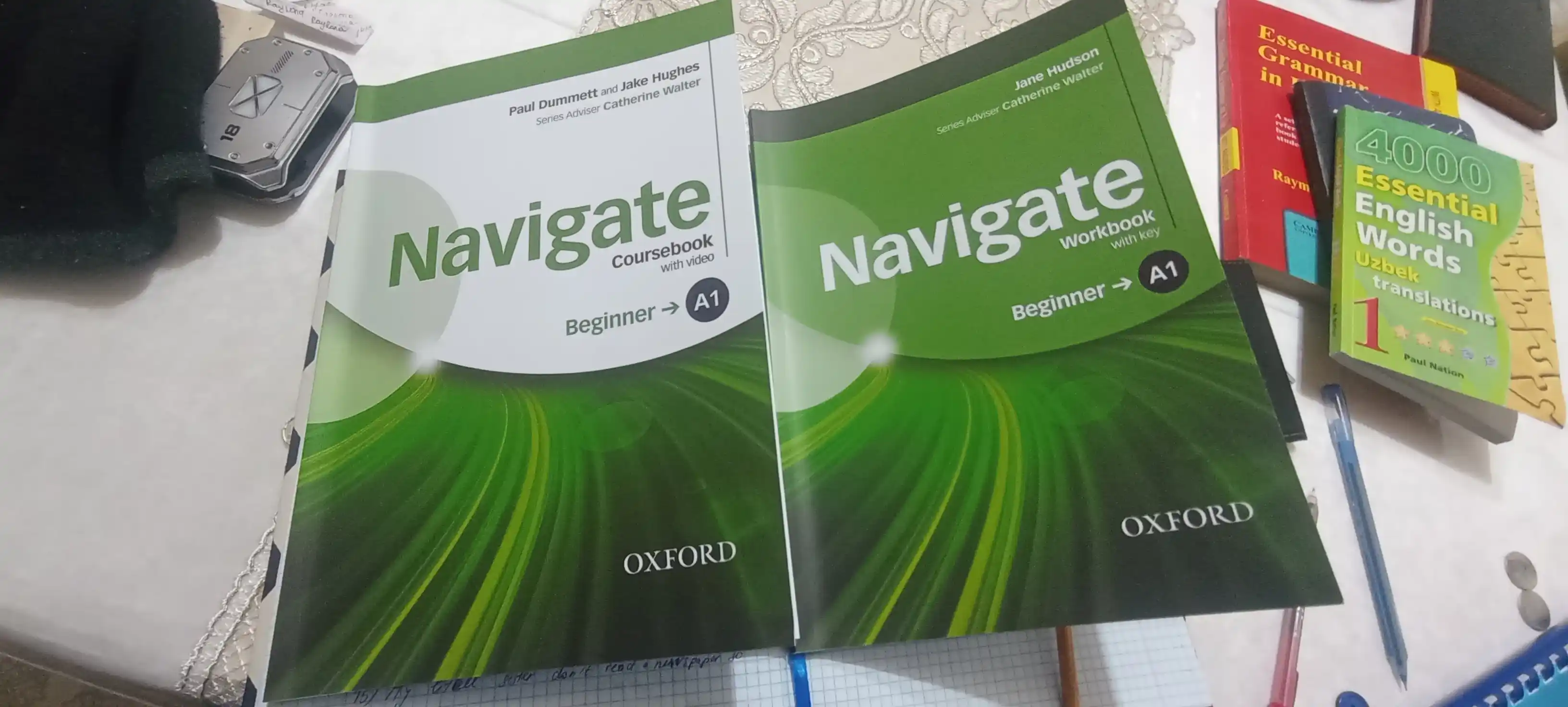 Книги, Navigate Beginner, Elementary, Pre-intermediate, Intermediate. Coursebook+Woorkbok