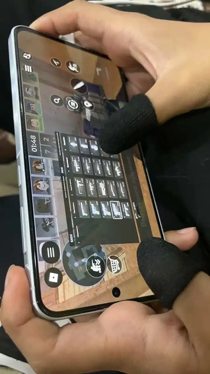 Napalchiklar, sensorli qo'lqoplar, Smartfonda PUBG o'ynash uchun barmoq qolqoplari
