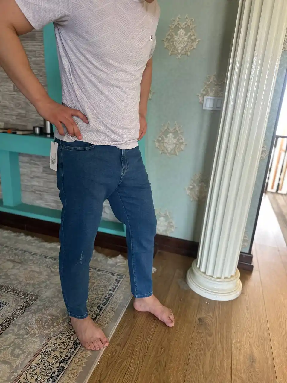 LIVES DENIM, Erkaklar jinsi shimlari, erkaklar kiyimlari, bahorgi, 100% paxta