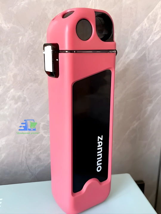 Бутылка для воды спортивная ZANNUO 350 мл  — с ремешком, герметичная, для фитнеса