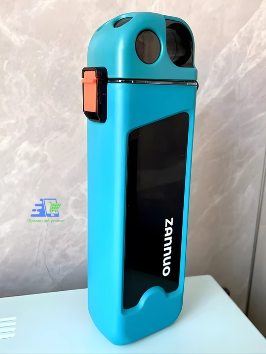 Бутылка для воды спортивная ZANNUO 350 мл  — с ремешком, герметичная, для фитнеса