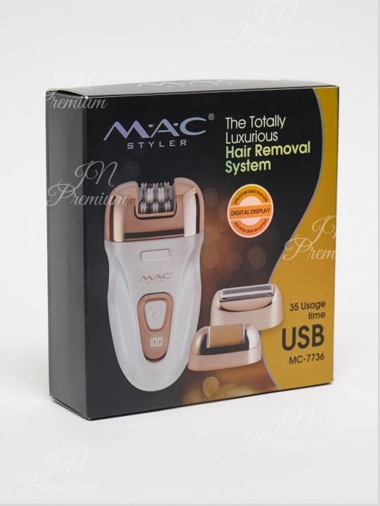 Simsiz epilyator M.A.C. Styler, ayollar uchun professional depilyator
