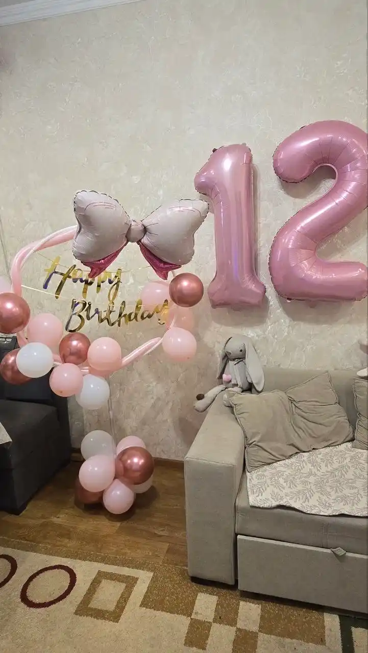 Umra, love va birthday dekor seti bayram va fotozona bezaklari