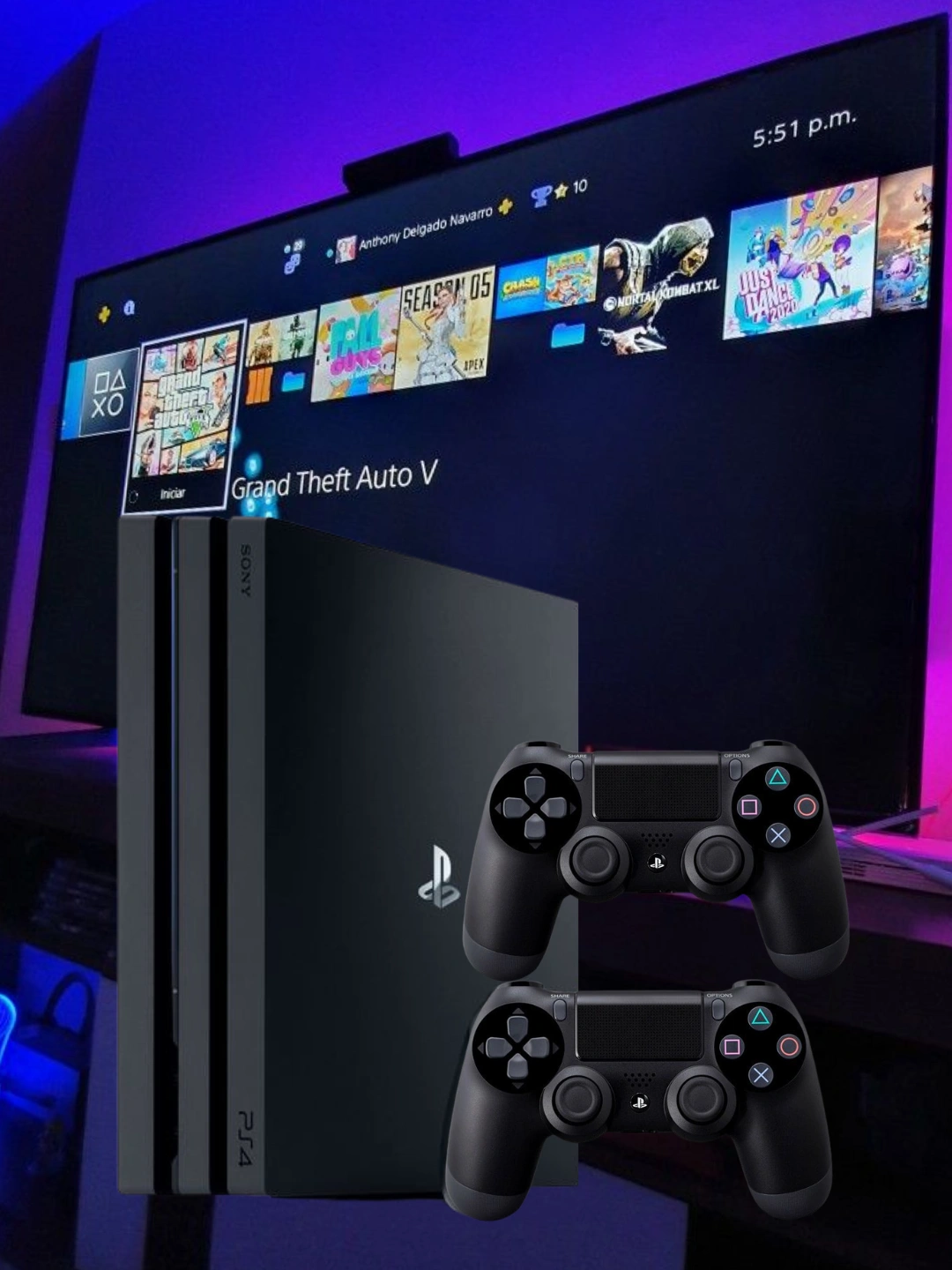 Playstation 4 PRO + второй геймпад бонус за 2999000 сум по лучшей цене. Uzum Market