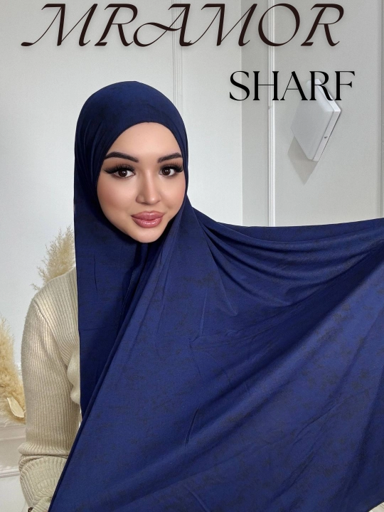 Mramor materialli kaliforniya sharf, hijobli ayollar uchun - 