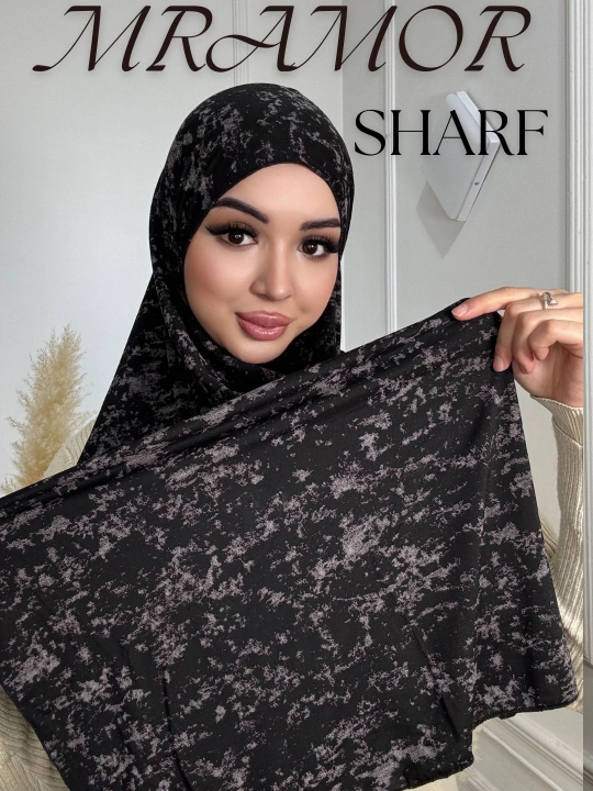 Mramor materialli kaliforniya sharf, hijobli ayollar uchun - 