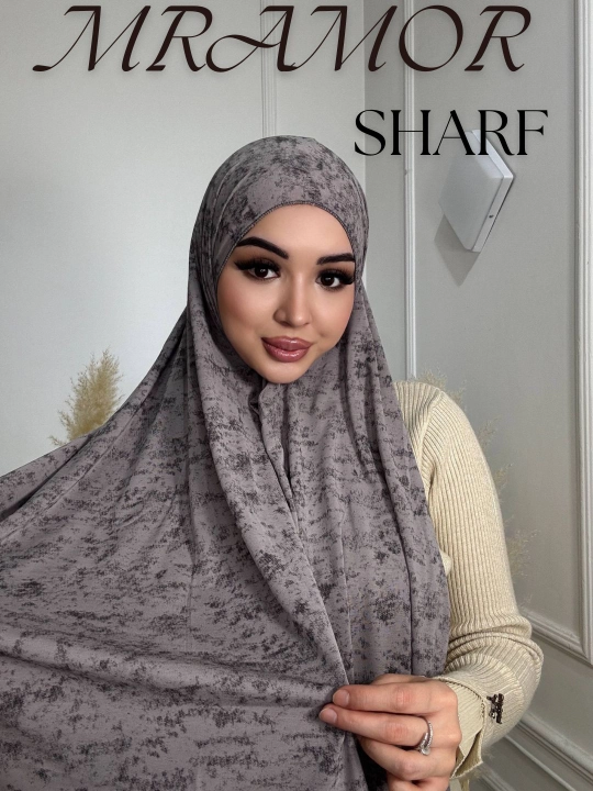Mramor materialli kaliforniya sharf, hijobli ayollar uchun - 