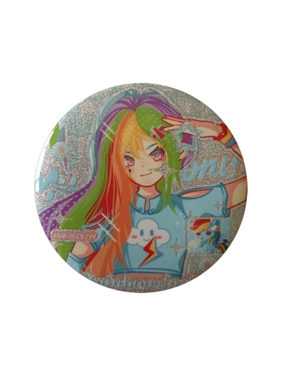 Аниме значки My Little Pony, 58 MM — ГЕНШИН-189-ГОЛУБ