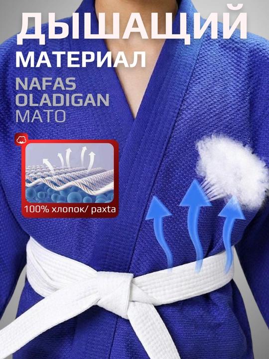 Forma kimano dzyudo, taekvando, kurash kiyim, kimono karate uchun