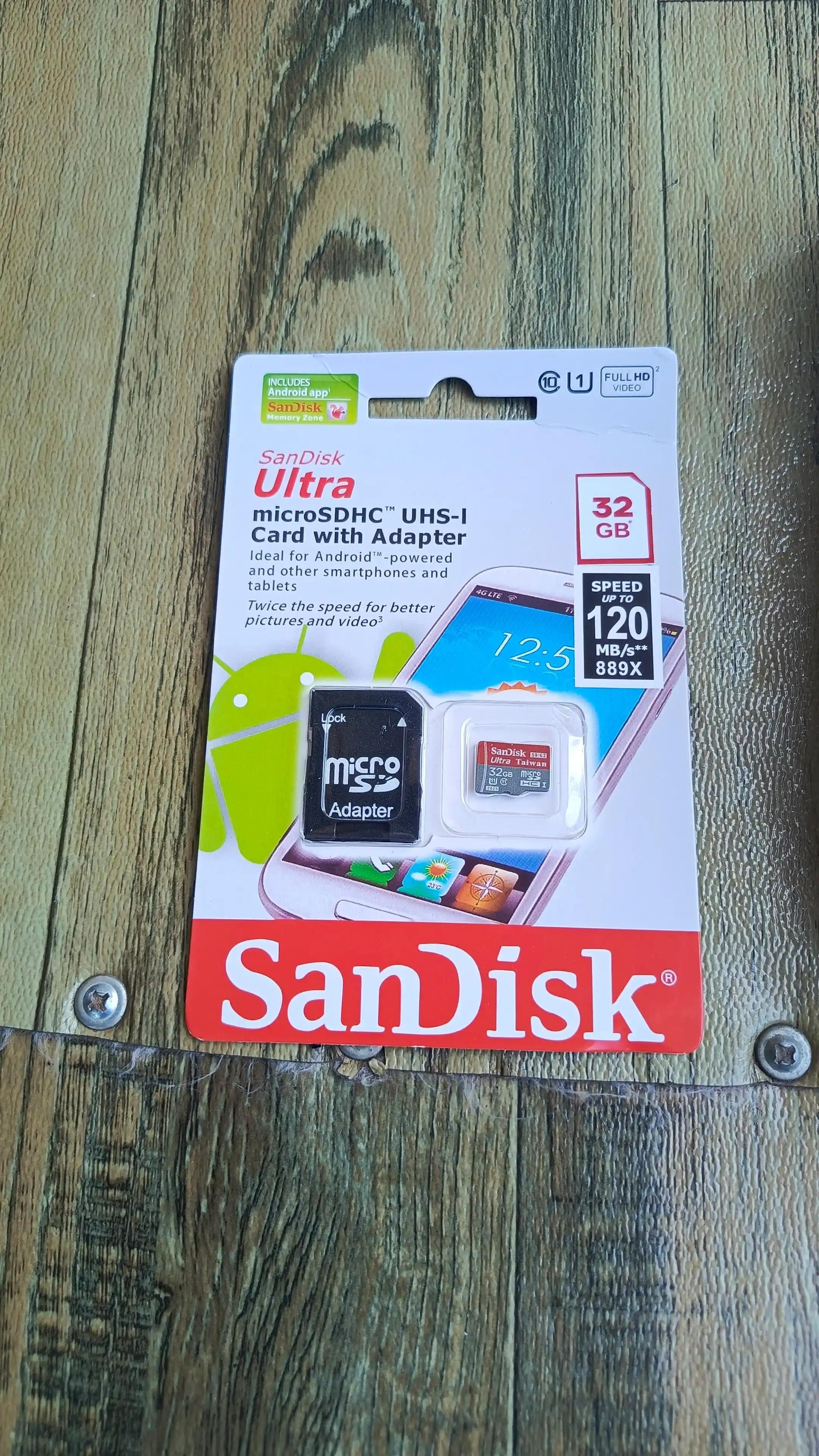 SanDisk Ultra MicroSD karta UHS-I (adapter bilan)