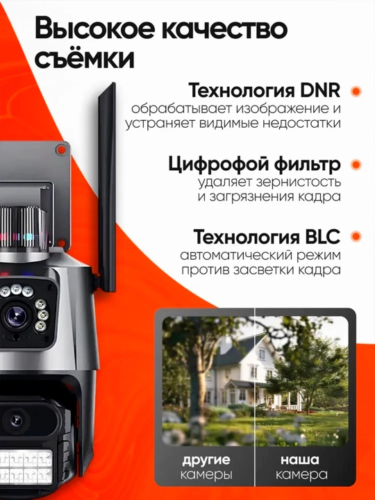 Videokuzatuv kamerasi, tashqi kamera, Wi-Fi, suv o'tkazmaydi, ICSee, Hopeway