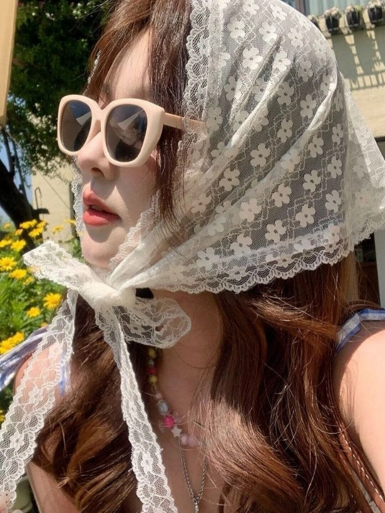 Ayollar va qizlar uchun bandana, kosinka, gipyurli romol, baska